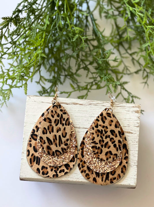 Daphne, Leopard Earrings!