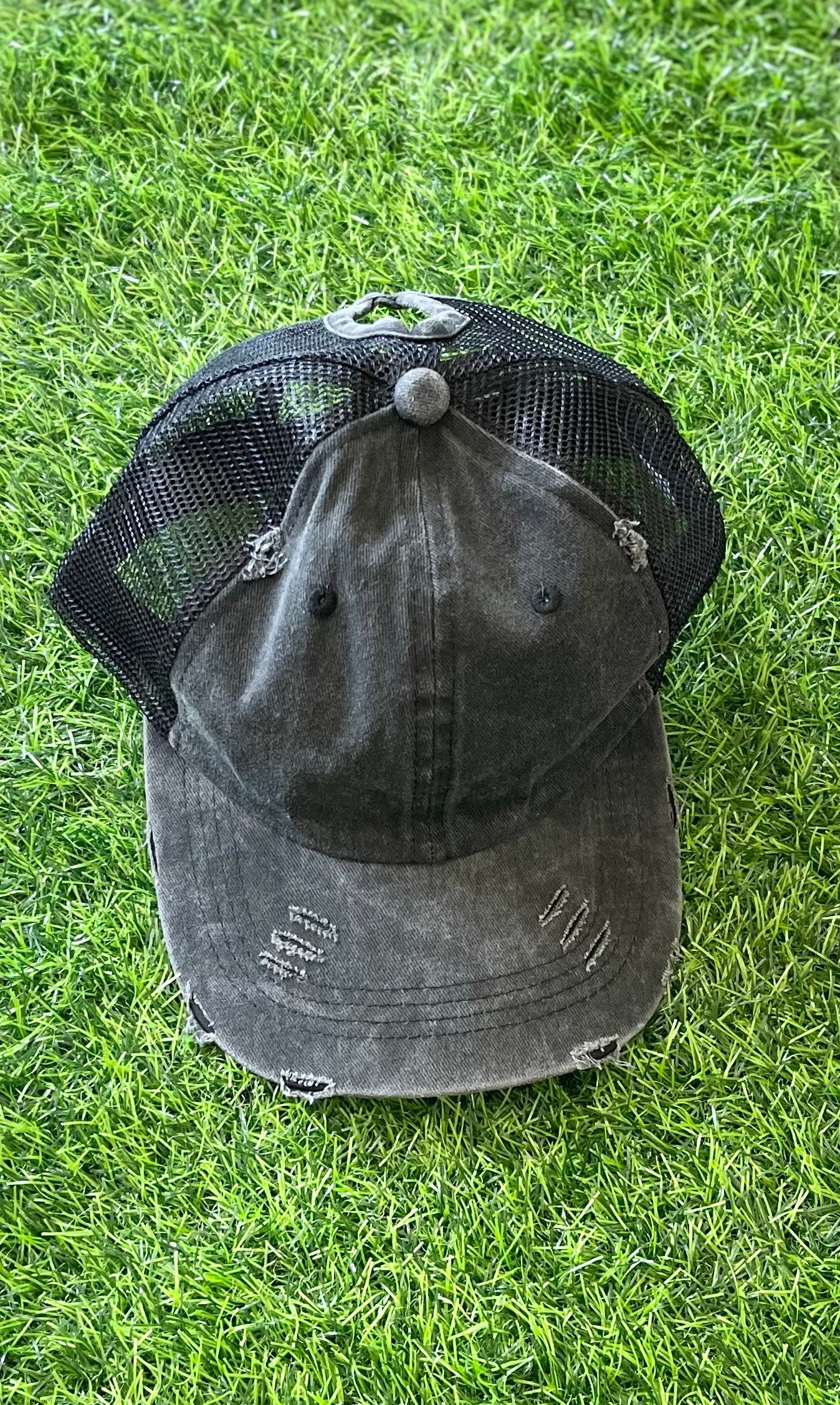 Parker, Ripped Distressed Baseball Cap!